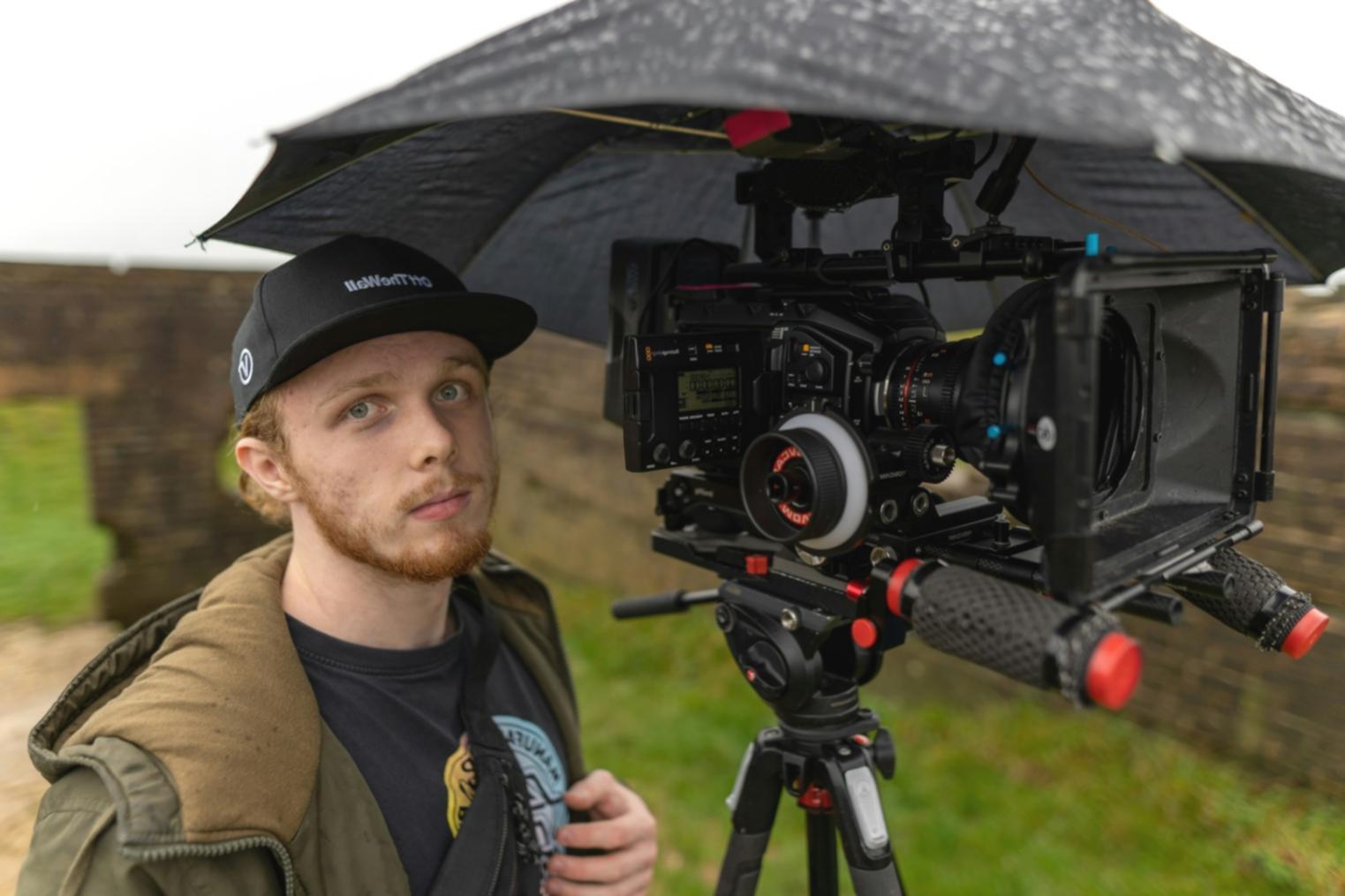 Creator reviewing video structure notes before filming