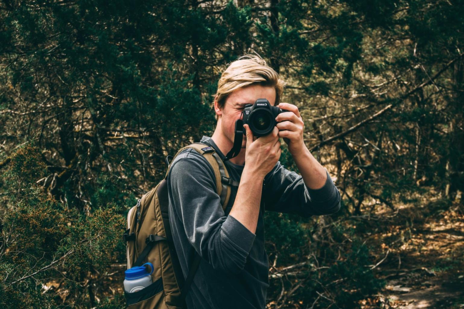 Client working on social media video content